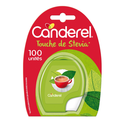 CANDEREL Adoçante Stevia Dispensador 100 unidades 8,5 g
