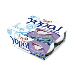 YOPLAIT Yaourt 0% Lit Myrtille Yopa 4 x 100 g