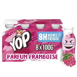 YOPLAIT Yaourt à Boire Aromatisé Framboise Mini Yop
