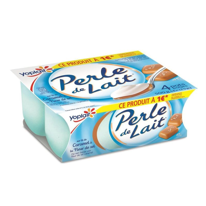 Yoplait Yopl.Perle Lt S/Caramel 4X125G | DRH Market