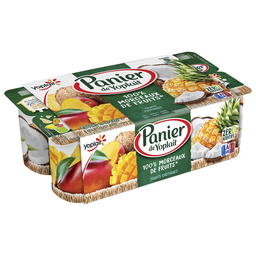 PANIER DE YOPLAIT Iogurte Frutas Exóticas Coco Manga Ananás 8x130g