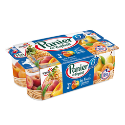 PANIER DE YOPLAIT Iogurte de frutos amarelos 0% MG 8x130g