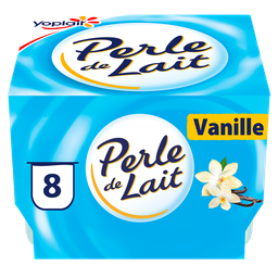 PERLE DE LAIT Spécialité Laitière Vanille PERLE DE LAIT