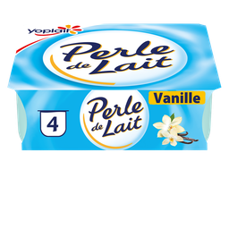 PERLE DE LAIT Spécialité Laitière Vanille PERLE DE LAIT