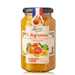 LUCIEN GEORGELIN Preparado de frutas cocido en caldero 100% fruta sin azúcares añadidos 300g