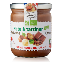 LUCIEN GEORGELIN Crema de untar bio avellanas y cacao 400 g