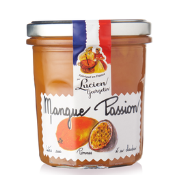 LUCIEN GEORGELIN Mermelada de Mango y Fruta de la Pasión, cocida con manzanas en caldero 320g