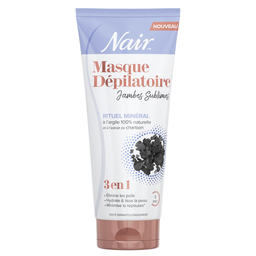 NAIR Mascarilla depilatoria ritual mineral con extracto de carbón 3en1 180 ml