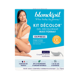BLONDEPIL Gel Visage et Corps Eclaircit Intensément les Poils