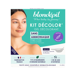 BLONDEPIL Gel Visage Sans Ammoniaque Hyper Tolérant Efficacité