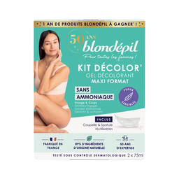 BLONDEPIL Gel Sans Ammoniaque Visage et Corps Hyper Tolérant