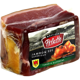 MOSSIEUR POLETTE BELL Jambon sec d'Auvergne AOP quart 800 g