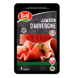 BELL Presunto seco de Auvergne IGP 4 fatias 80 g