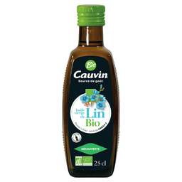 CAUVIN Huile vierge de lin bio