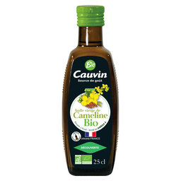 CAUVIN Huile vierge de cameline bio origine france 25 cl
