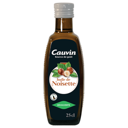 CAUVIN Huile de noisette 25 cl