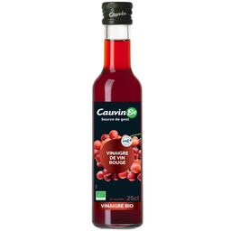 CAUVIN Vinaigre de rouge bio 25 cl