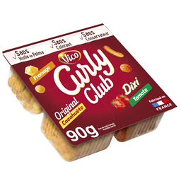 CURLY Biscuits Apéritifs Soufflés Assortiment Club