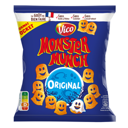 MONSTER MUNCH Biscuits soufflés sabor original 40 g