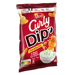 CURLY Dip's biscuits salés à la cacahuète 80g