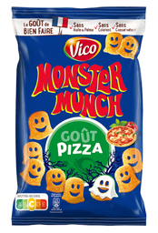 MONSTER MUNCH Snacks inflados sabor pizza 85 g