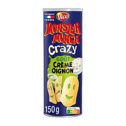 MONSTER MUNCH Crazy Aperitivo sabor Crema Cebolla 150 g
