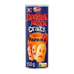 MONSTER MUNCH Aperitivo en Láminas Sabor Pimentón 150 g