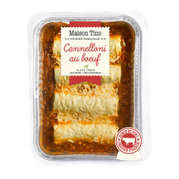 MAISON TINO Cannelloni de boeuf 750g