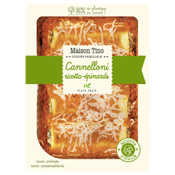 MAISON TINO Cannelloni ricotta épinards 750g