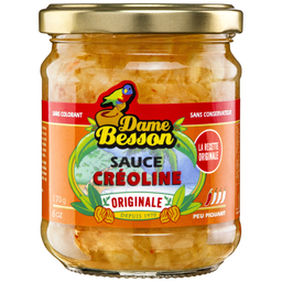DAME BESSON Sauce Creoline MACÉO, 1 verre 170 g
