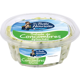 LA BELLE HENRIETTE Salade de concombres épluchés à la crème 300g