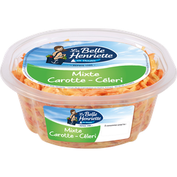 LA BELLE HENRIETTE Salade mixte carottes râpées céleri LA BELLE HENRIETTE, 300g