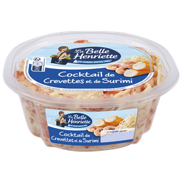 LA BELLE HENRIETTE Salade cocktail de crevettes et surimi LA BELLE HENRIETTE