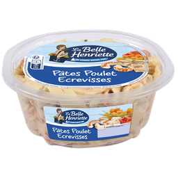 LA BELLE HENRIETTE Salade de pâtes poulet écrevisses 300g