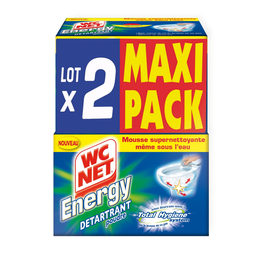 WC NET Desincrustante en polvo, lote de 2 pack