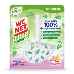 WC NET Toilet Rim Block Natural Peony - le bloc WC