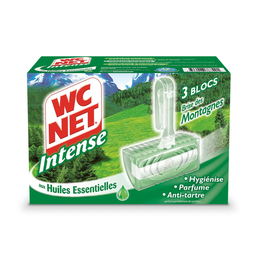 WC NET Intense Toilet Blocks Oils Mountain Breeze 3 x 34 g