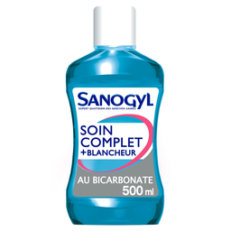 SANOGYL Bain de bouche blancheur au bicarbonate 500ml