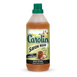 CAROLIN Household Cleaner Black Soap Sweet Almond Scent 1 L