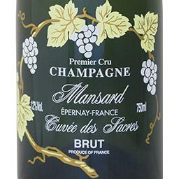 BRUT Cuvée des Sacres Champagne AOP 75 cl