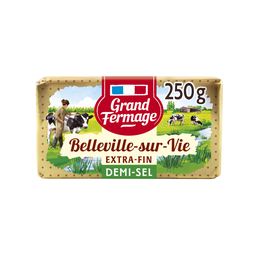 GRAND FERMAGE Beurre Demi-sel extra-fin Belleville-sur-Vie GRAND FERMAGE
