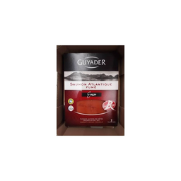GUYADER Smoked Salmon Label Rouge Scotland 2 Slices 80 g