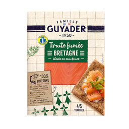 GUYADER Smoked trout from Brittany freshwater farmed 120 g
