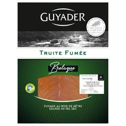 GUYADER Smoked Trout Caractère de Bretagne 4 slices 120 g