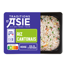 TRADITIONS D'ASIE Plat cuisiné riz Cantonais TRADITIONS D'ASIE