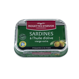 MOUETTES D'ARVOR Sardines à l'Huile d'Olive Vierge Extra MOUETTES D'ARVOR