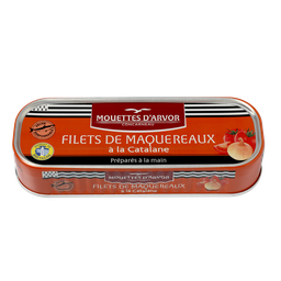 LES MOUETTES D'ARVOR Filets de maquereaux sauce catalane LA MOUETTE D'ARVOR, 169g