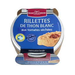 MOUETTES D'ARVOR Rillettes de atún blanco con tomates secos 125g