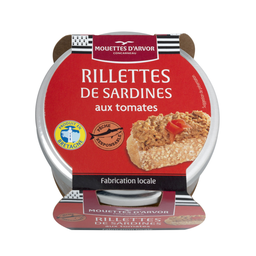 MOUETTES D'ARVOR Rillettes de Sardines aux Tomates MOUETTES D'ARVOR