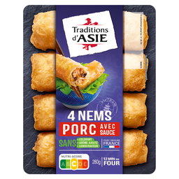 TRADITIONS D'ASIE Nems porc traditions d'asie